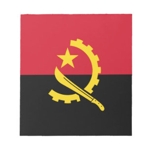 Bloc De Notas Bandera patriótica angoleña