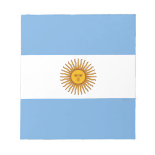 Bloc De Notas Bandera Patriótica Argentina