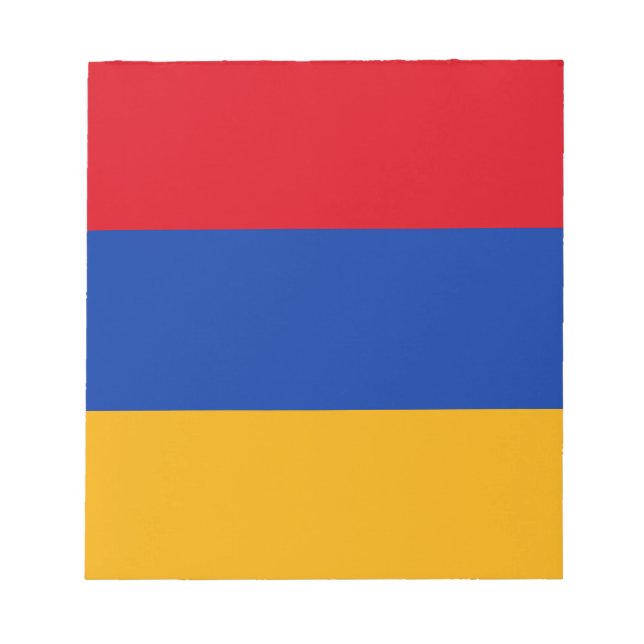 Bloc De Notas Bandera patriótica armenia (Frente)