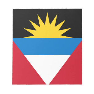 Bloc De Notas Bandera patriótica de Antigua y Barbuda