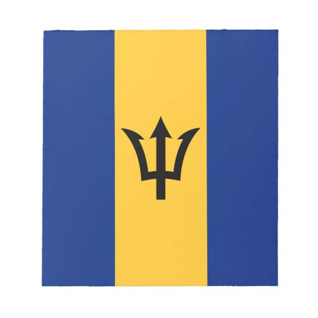 Bloc De Notas Bandera Patriótica de Barbados (Frente)