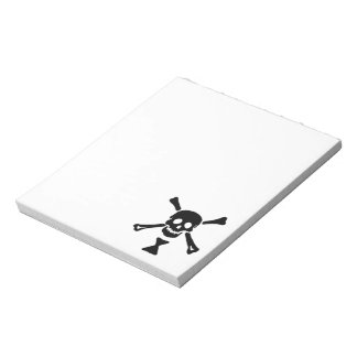 Bloc De Notas Bandera pirata de Emanuel Wynne Jolly Roger