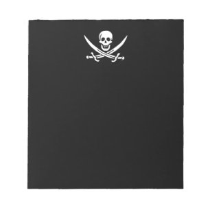 Bloc De Notas Bandera pirata Jolly roger