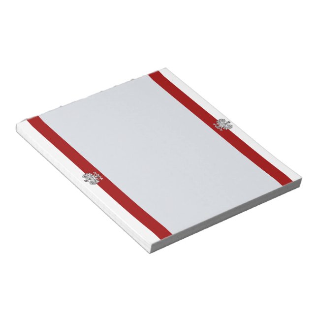 Bloc De Notas bandera polaca (Lado Derecho)