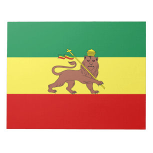 Bloc De Notas Bandera rastafari (Rastafarianismo) (Rasta)