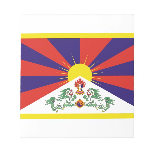 Bloc De Notas Bandera tibetana (Frente)