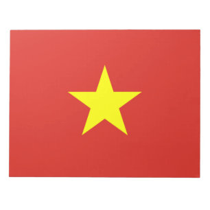 Bloc De Notas Bandera vietnamita (Vietnam)