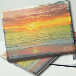 Bloc De Notas Banderas Bay Sunset 1738