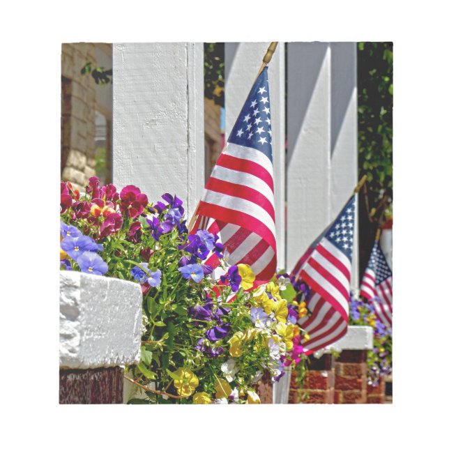 Bloc De Notas Banderas + Flores (Frente)