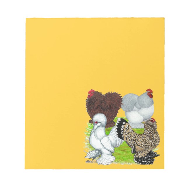 Bloc De Notas Bantams Feather Legged (Frente)