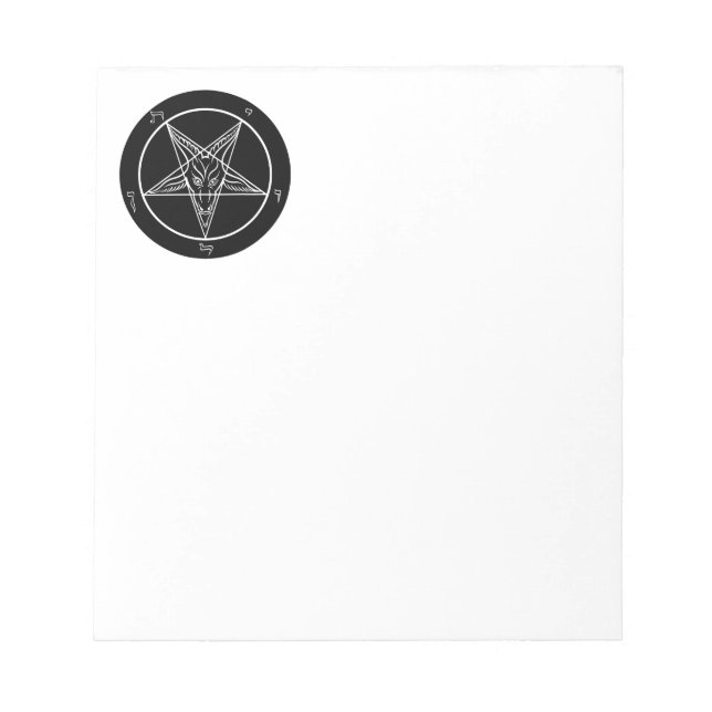Bloc De Notas Baphomet Note Pad (Frente)