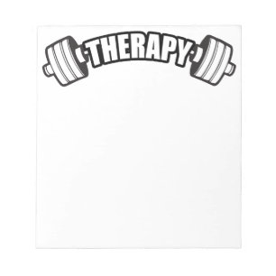 Bloc De Notas Barbell - TERAPIA - Curso Inspirador
