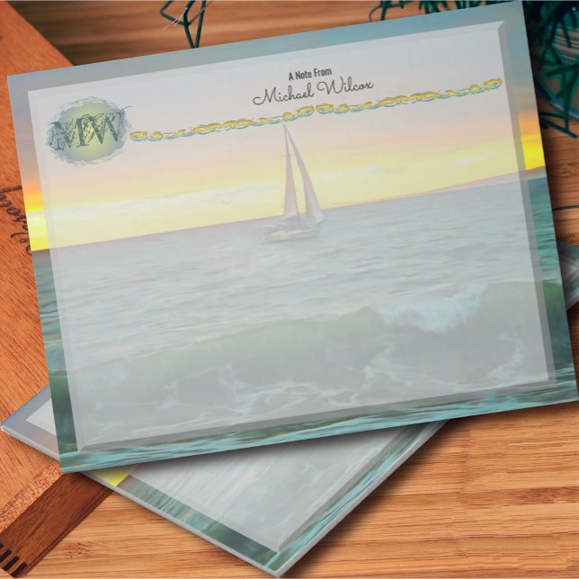 Bloc De Notas Barco de vela en la bahía de Banderas 0884 (Subido por el creador)