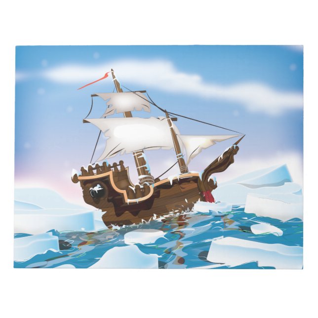 Bloc De Notas Barco para romper el hielo (Frente)