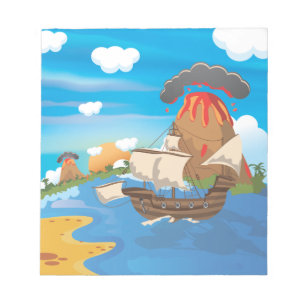 Bloc De Notas Barco pirata