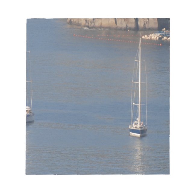 Bloc De Notas Barcos en reposo en Sorrento Italia (Frente)