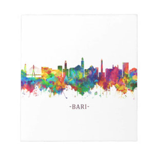 Bloc De Notas Bari Italy Skyline