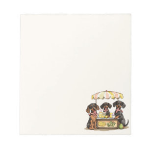Bloc De Notas Base Lemonade Dachshund Dogs