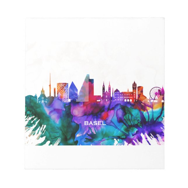 Bloc De Notas Basel Skyline (Frente)