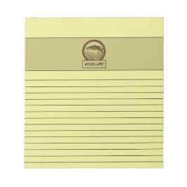 Bloc De Notas Bass Largemouth Bass Light Yellow Notepad