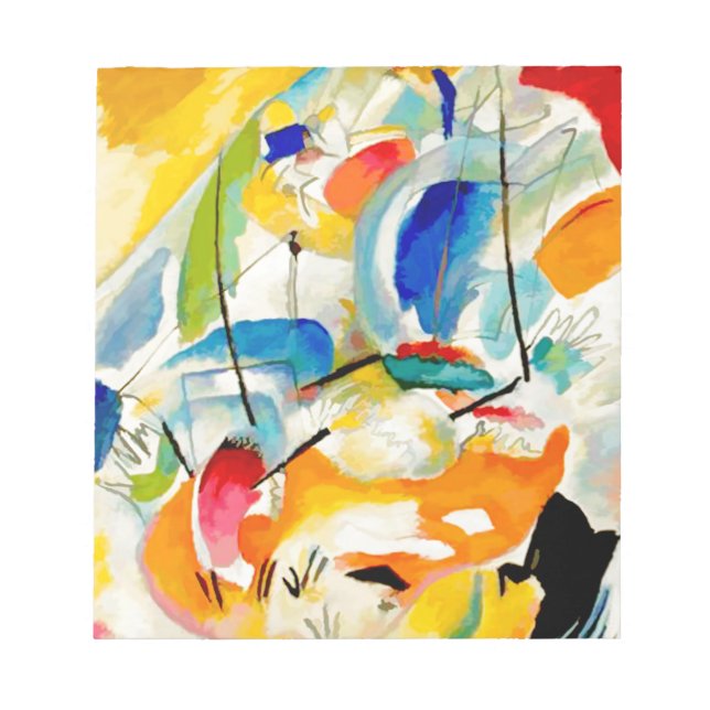 Bloc De Notas Batalla del mar de Kandinsky 1913 (Frente)