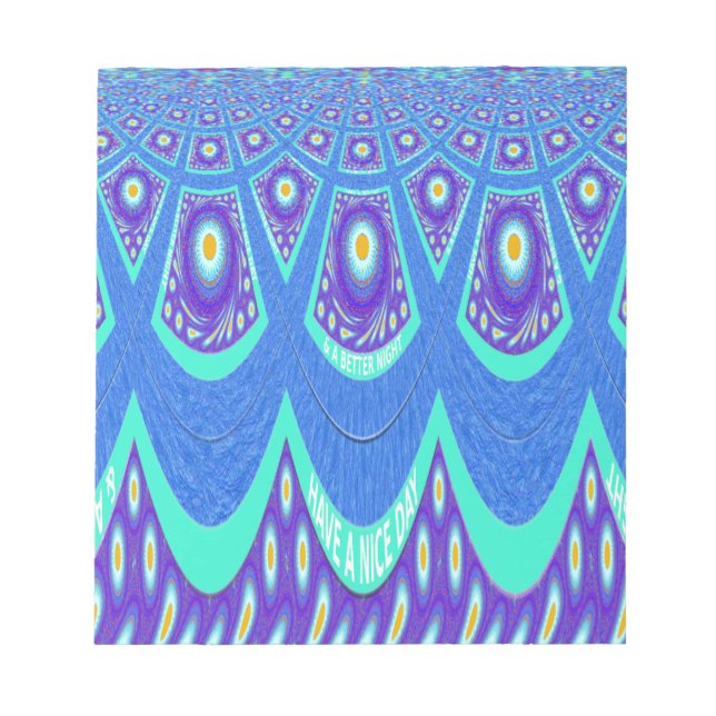 Bloc De Notas batik azul (Frente)