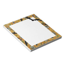 Bloc De Notas Bats y Zombie Jack-O-Lanterns