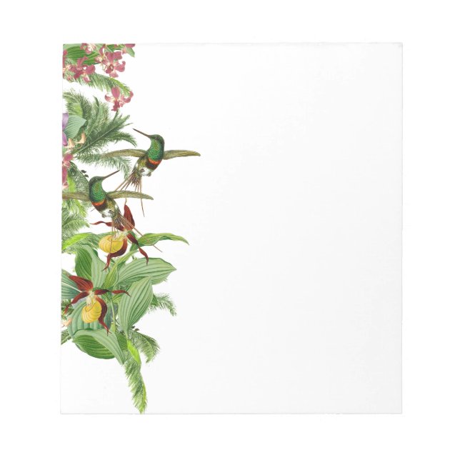 Bloc De Notas Baviera Tropical De Flor Orquídea (Frente)