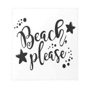 Bloc De Notas Beach Please