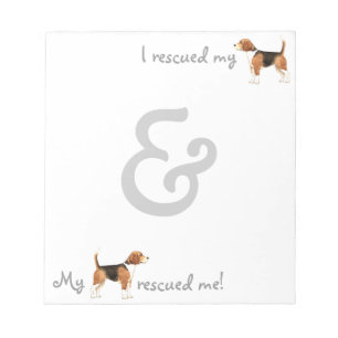 Bloc De Notas Beagle del rescate