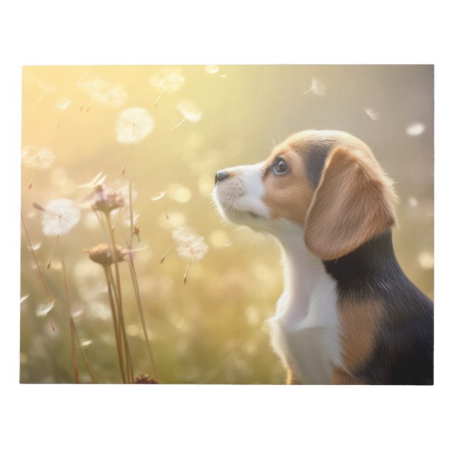 Bloc De Notas Beagle Dog Mascota Animal Tranquilo (Frente)