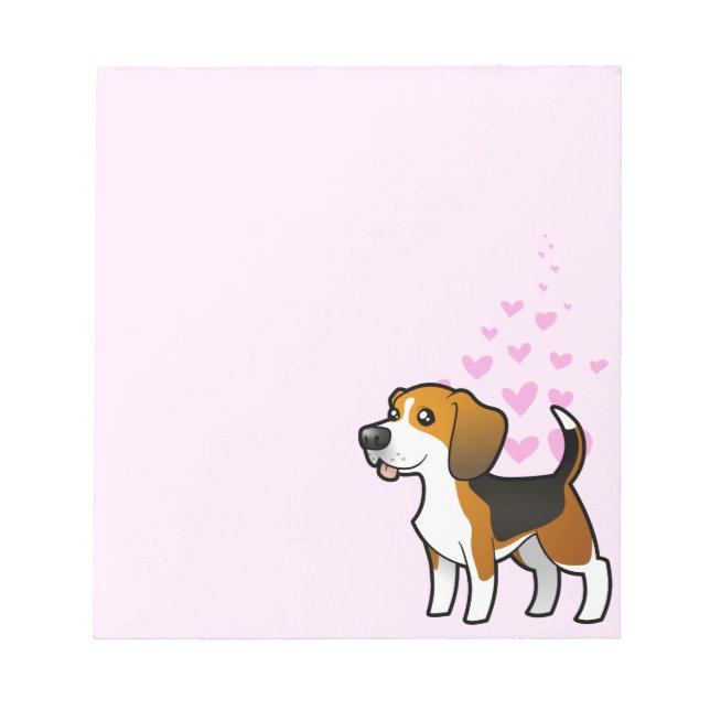 Bloc De Notas Beagle Love (Frente)