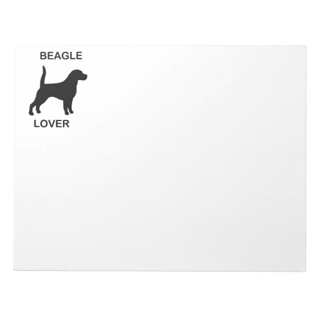 Bloc De Notas Beagle lover (Frente)