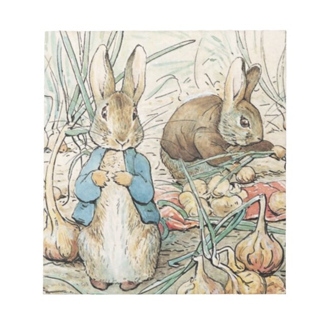 Bloc De Notas Beatrix Potter Peter Rabbit Y Benjamin Bunny (Frente)