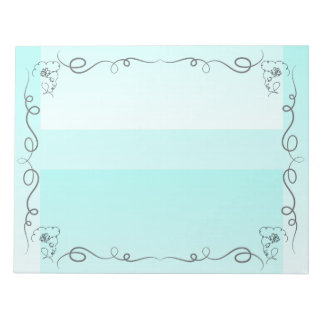 Bloc De Notas Beauty Aqua Large Notepad