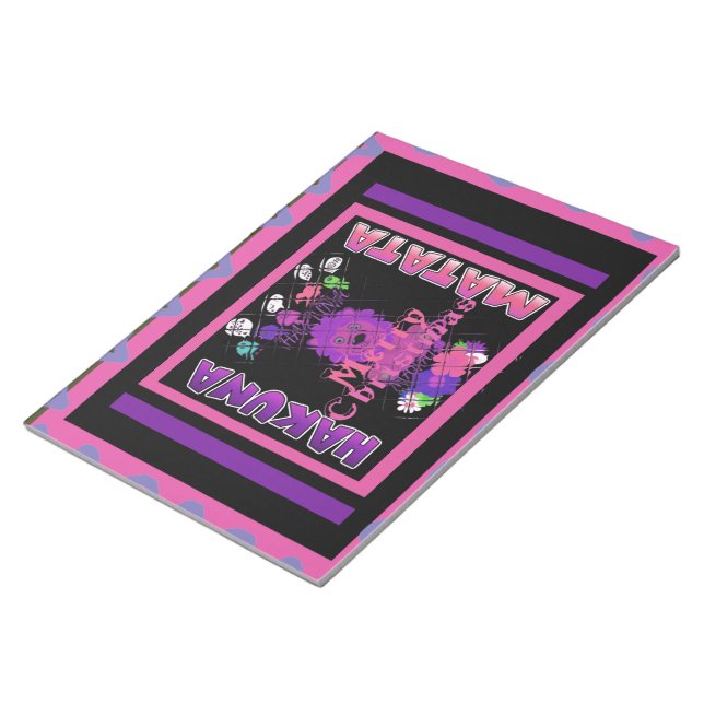 Bloc De Notas Bebé rosa Bella Feliz Navidad Hakuna Matata (Lado Derecho)