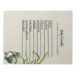 Bloc De Notas Bebé Scrabble Game Notepad de 40