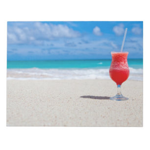 Bloc De Notas Beber en las notas de la playa