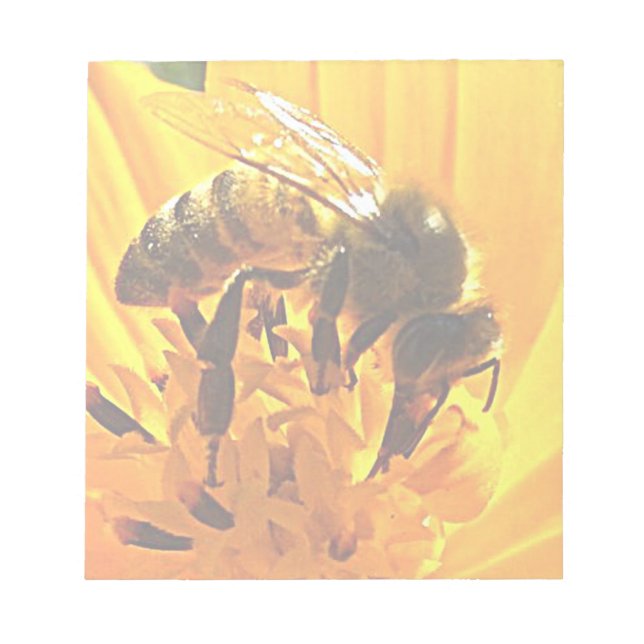 Bloc De Notas Bee on the Flower (Frente)