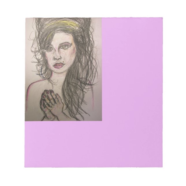 Bloc De Notas Beehive Chica Rezando (Frente)