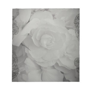 Bloc De Notas Begonia blanca
