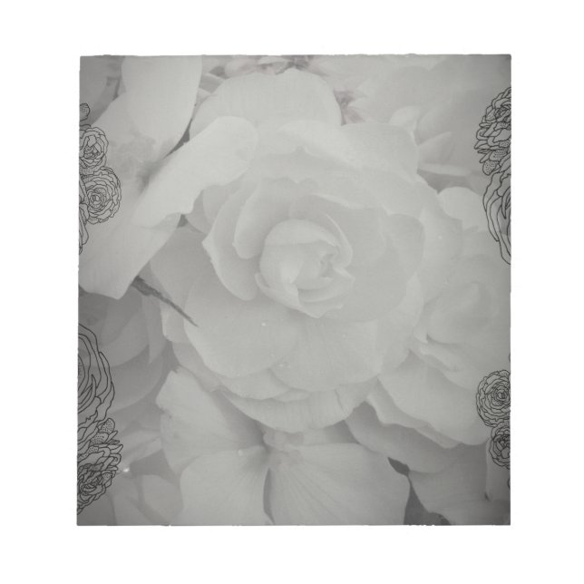 Bloc De Notas Begonia blanca (Frente)