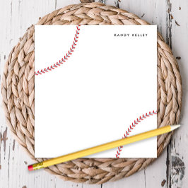 Bloc De Notas Béisbol Personalizado Notepad