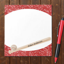 Béisbol rojo y blanco