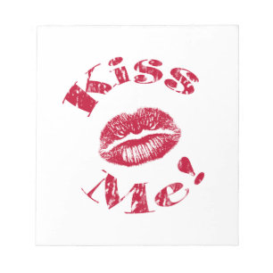 Bloc De Notas ¡Bésame! Labios Rojos