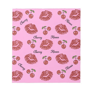 Bloc De Notas Besos RAB de cerezo rocoso en rosa