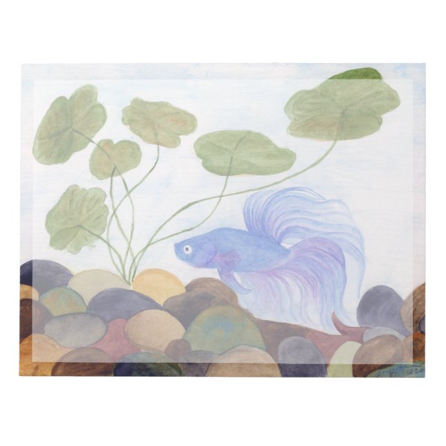 Bloc De Notas Betta azul (Frente)