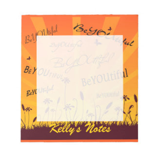Bloc De Notas BeYOUtiful Sunset And Butterflies