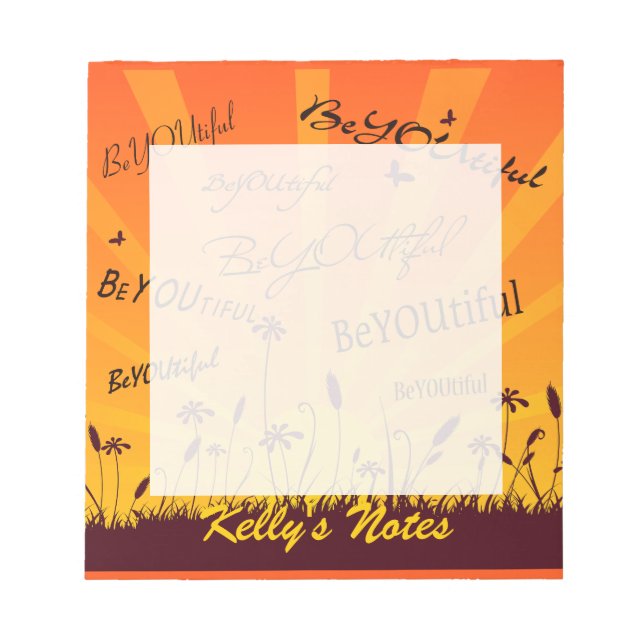 Bloc De Notas BeYOUtiful Sunset And Butterflies (Frente)
