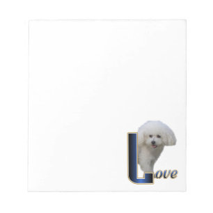 Bloc De Notas Bichon Frise Love